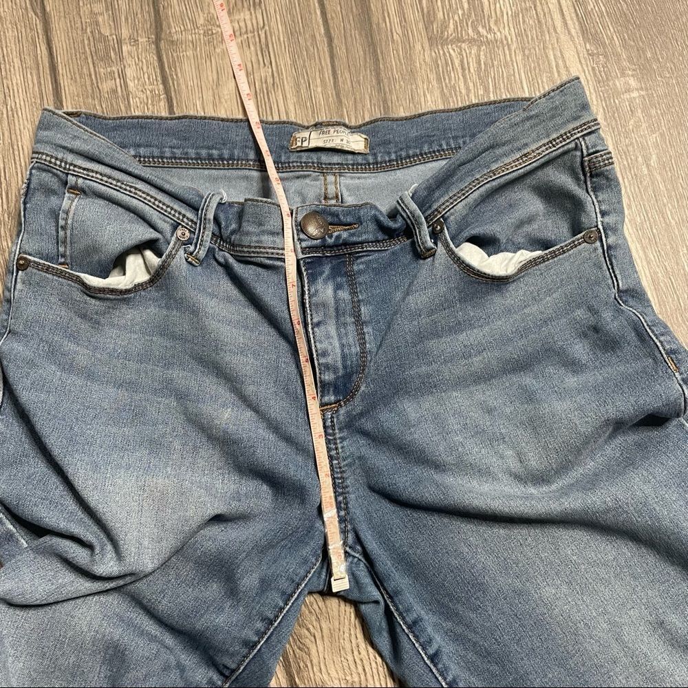 Revolve Free People Medium Wash Skinny Jeans - Picture 8 of 9